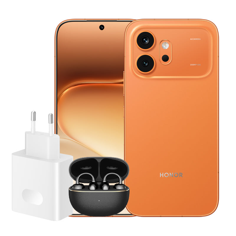 HONOR 600 (8+512GB) + Audífonos HONOR Earbuds 2 Pro + HONOR Cargador Rápido 80W