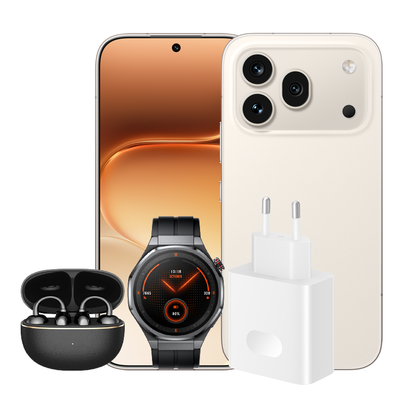 HONOR 600 Pro (12+512GB) + Audífonos HONOR Earbuds  2 Pro + HONOR Watch 5 Ultra + HONOR Cargador Rápido 80W