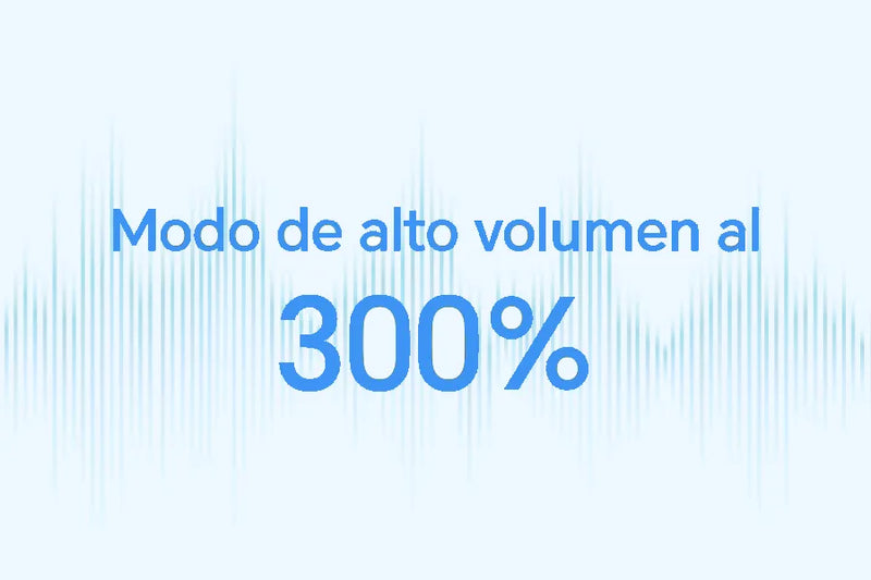 Altavoces estéreo duales 300% de volumen ultra-alto